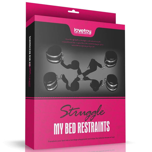 LOVETOY - STRUGGLE MY BED RESTRAINTS
