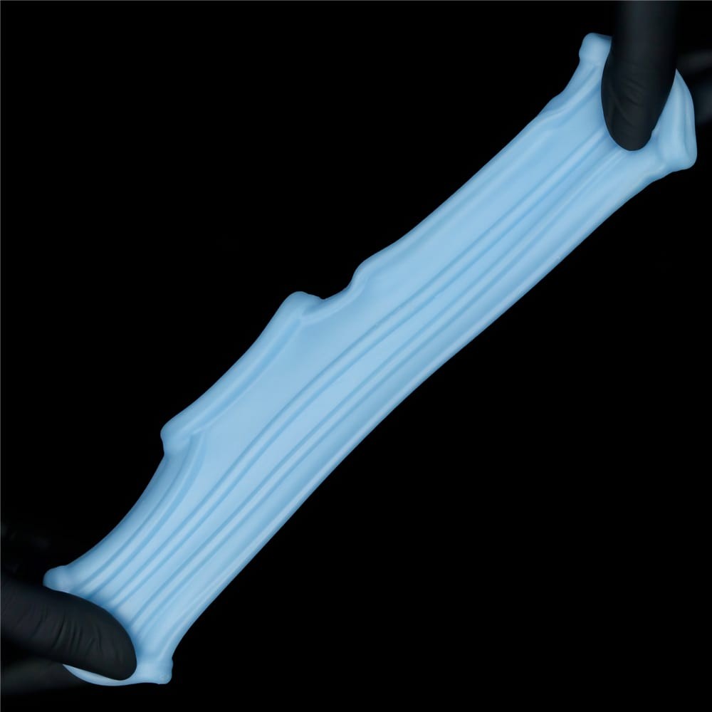 LOVETOY - VIBRATING RIDGE KNIGHTS RING WITH SCROTUM SLEEVE_B15O50_1