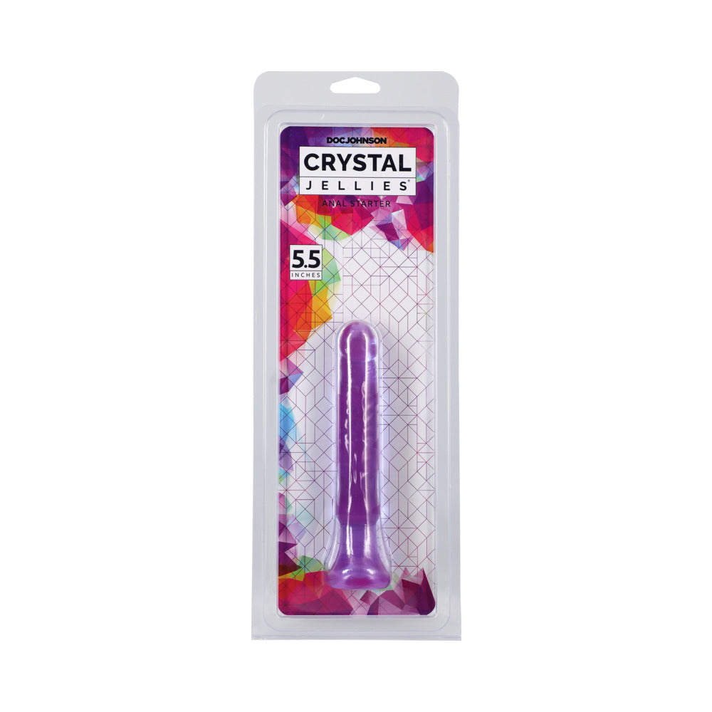 CRYSTAL JELLIES - ANAL STARTER PURPLE 6IN