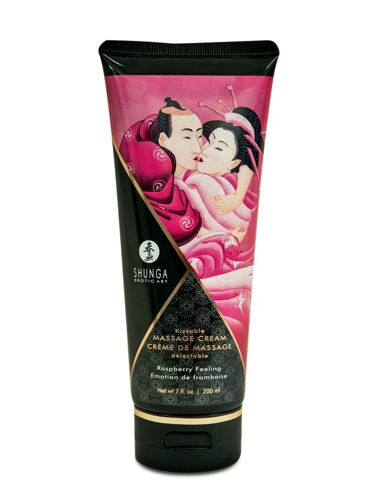 SHUNGA - KISSABLE MASSAGE CREAM RASPBERRY FEELING 200 ML