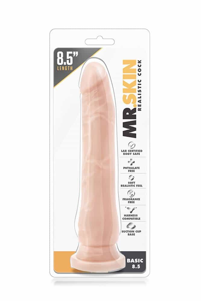 BLUSH - MR. SKIN REALISTIC COCK BASIC 8.5 INCH BEIGE
