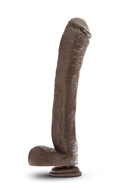 BLUSH - DR.SKIN MR.ED 13 INCH DILDO CHOCOLATE