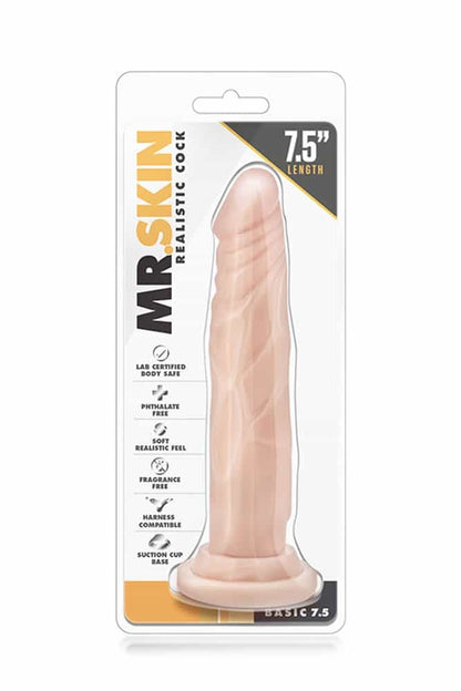 BLUSH - MR. SKIN REALISTIC COCK BASIC 7.5 INCH BEIGE