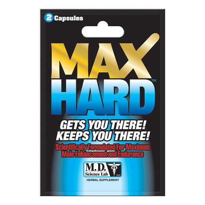 SWISS NAVY - MAXHARD ENHANCEMENT CAPSULES 2-PACK 24-PIECE DISPLAY