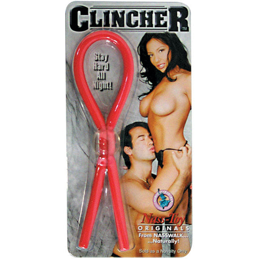 CLINCHER ADJUSTABLE COCK RING (RED)