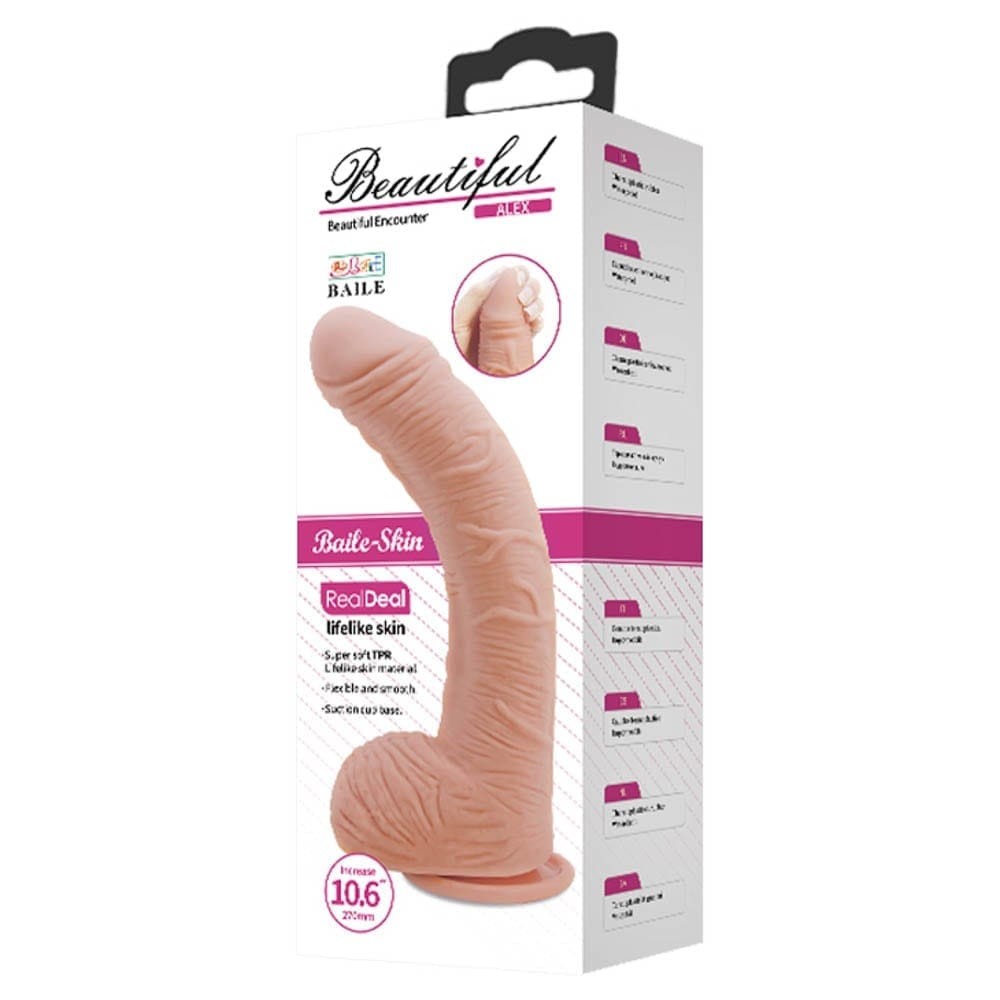 DEBRA - BEAUTIFUL ALEX 11" DILDO FLESH