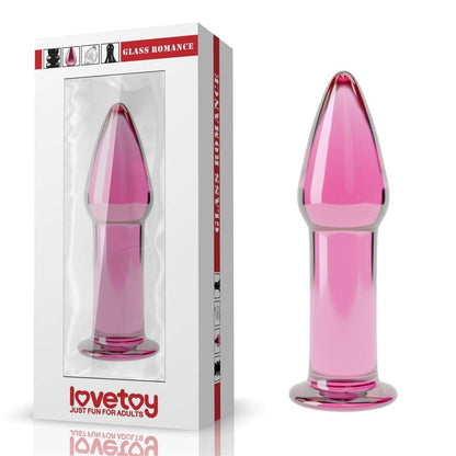 LOVETOY - 5" GLASS ROMANCE PINK