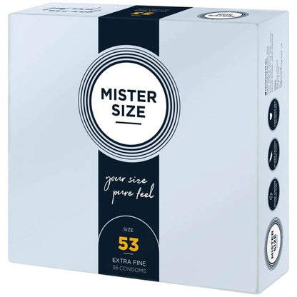 MISTER SIZE - MISTER SIZE 53 MM CONDOMS 36 PIECES