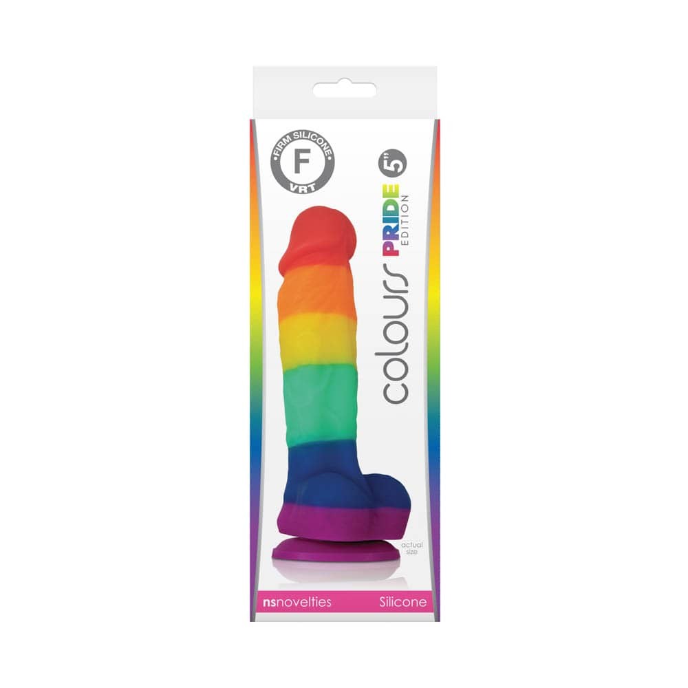 NS TOYS - COLOURS PRIDE EDITION 5 INCH DILDO RAINBOW