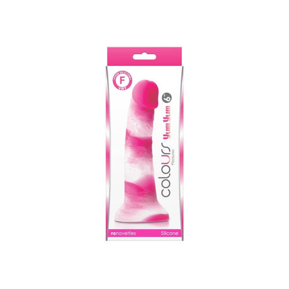 NS TOYS - COLOURS - PLEASURES - YUM YUM  6" DILDO - PINK