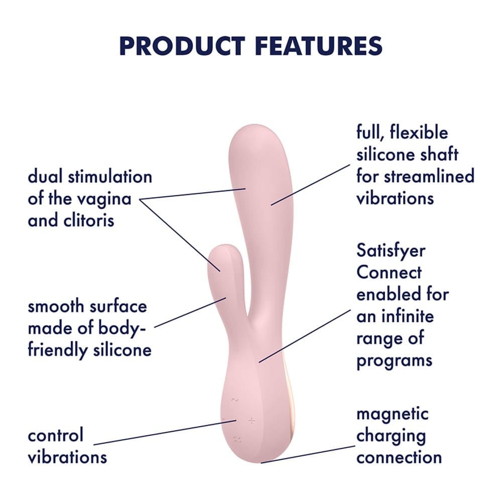 SATISFYER - MONO FLEX (MAUVE)