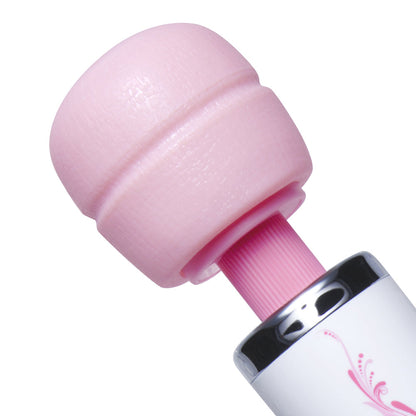 WAND ESSENTIALS 7 SPEED SILICONE WAND MASSAGER PINK/WHITE