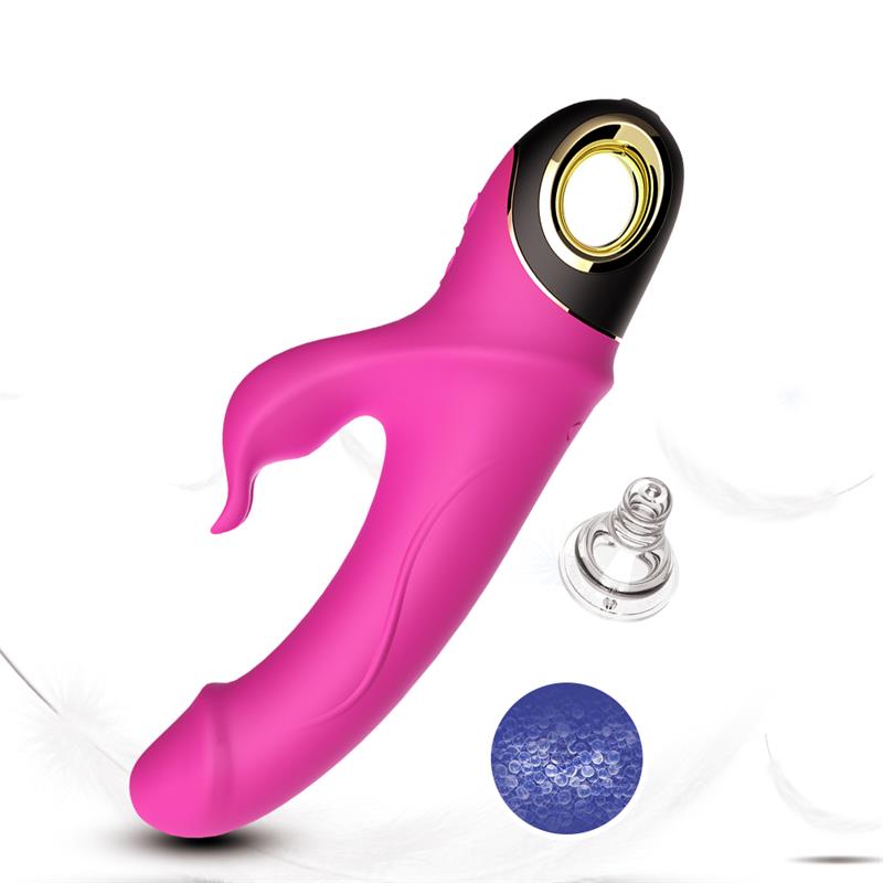 URBAN SKY - 360º ROTATION RABBIT VIBRATOR PINK