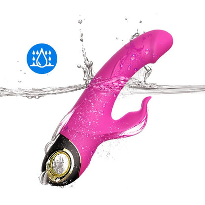 URBAN SKY - 360º ROTATION RABBIT VIBRATOR PINK