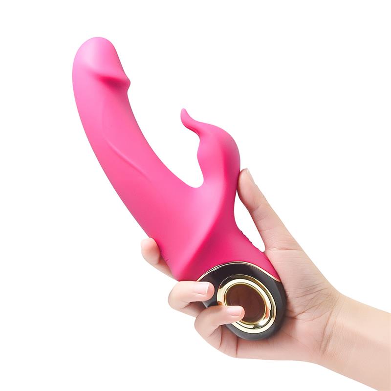 URBAN SKY - 360º ROTATION RABBIT VIBRATOR PINK