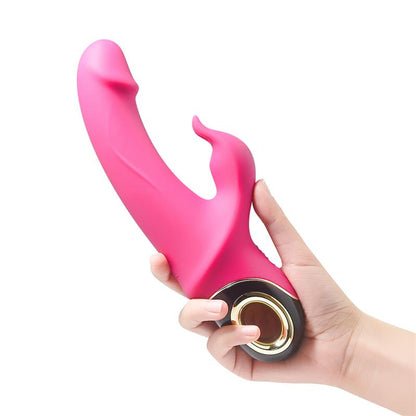 URBAN SKY - 360º ROTATION RABBIT VIBRATOR PINK