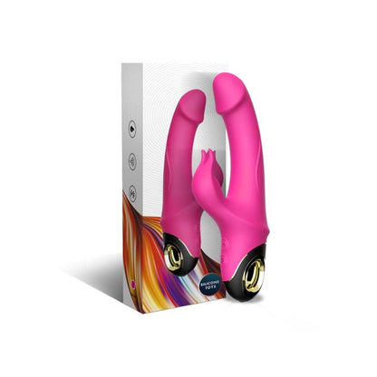 URBAN SKY - 360º ROTATION RABBIT VIBRATOR PINK