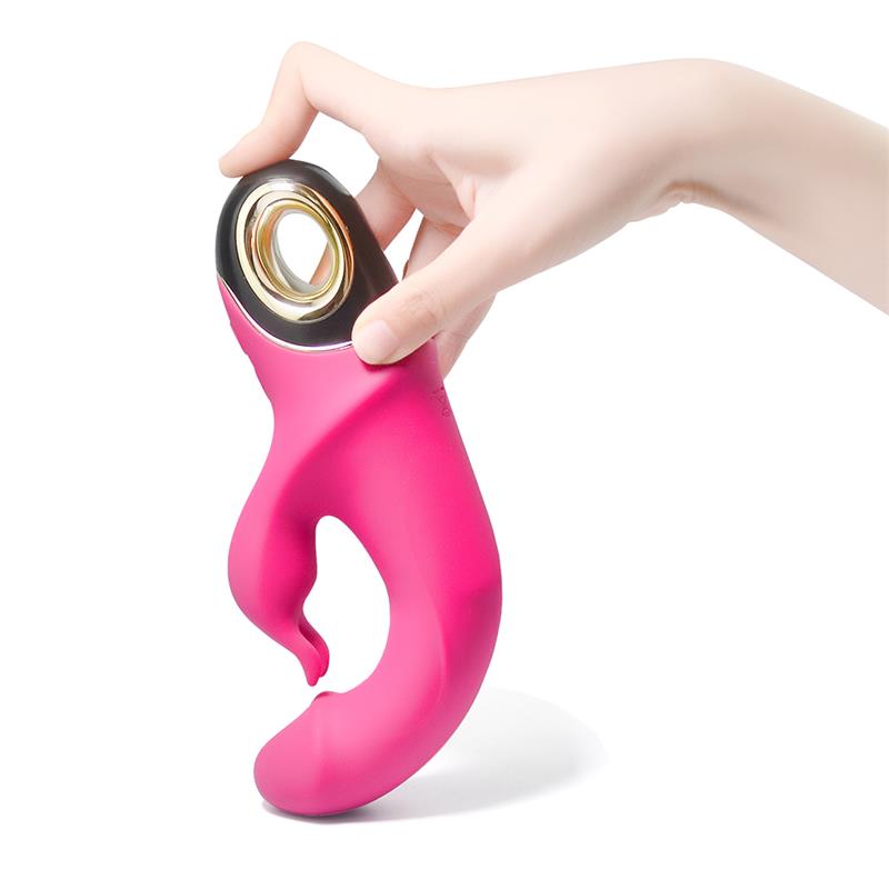 URBAN SKY - 360º ROTATION RABBIT VIBRATOR PINK