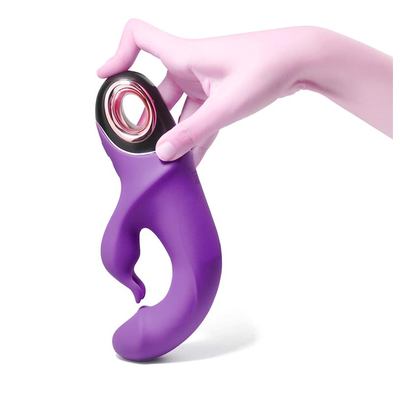 URBAN SKY - 360º ROTATION RABBIT VIBRATOR PURPLE