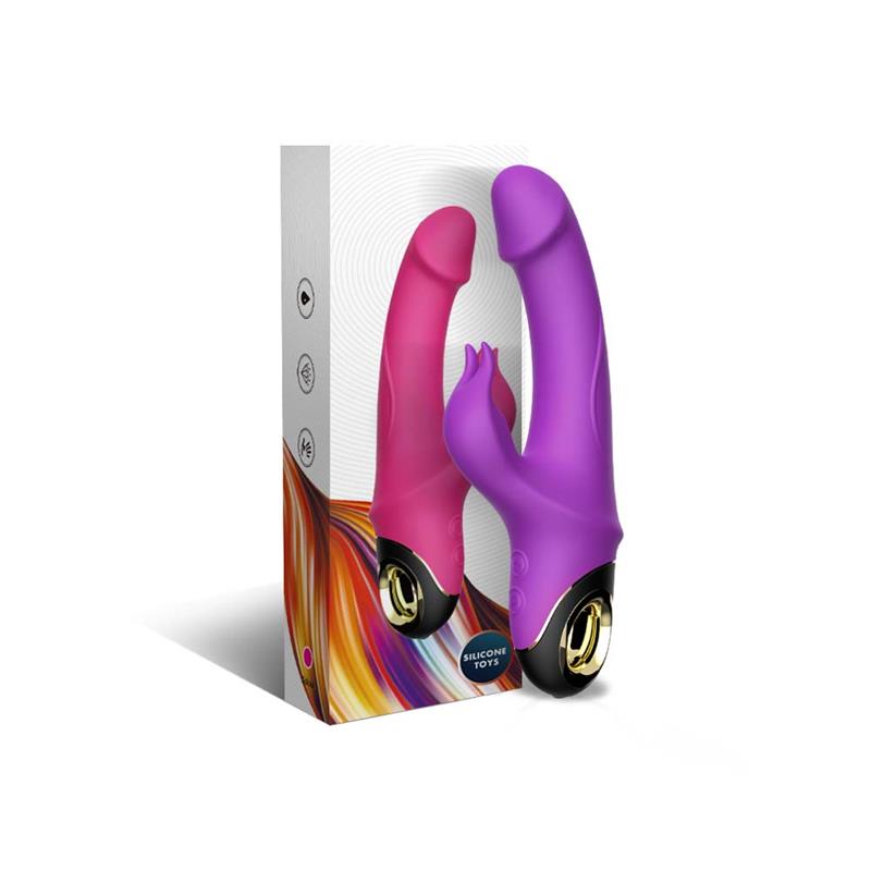 URBAN SKY - 360º ROTATION RABBIT VIBRATOR PURPLE