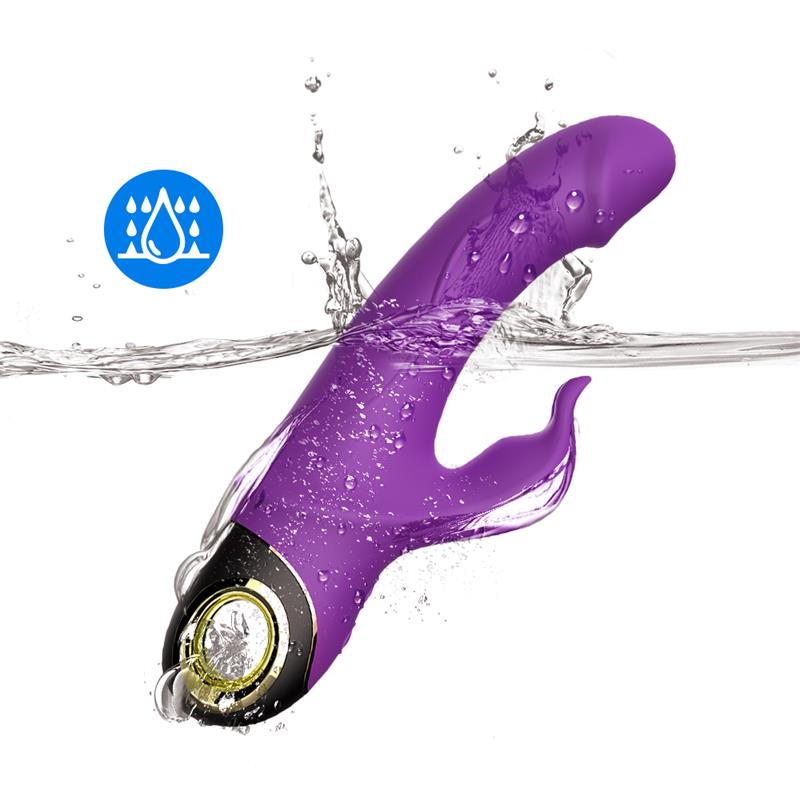 URBAN SKY - 360º ROTATION RABBIT VIBRATOR PURPLE