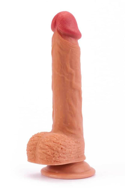 LOVETOY - 8.5 INCH DUAL-LAYERED SILICONE DILDO