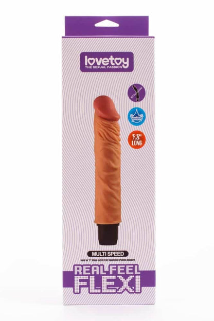 LOVETOY - 9.8" REAL FEEL FLEXI MULTI SPEED VIBRATOR  4