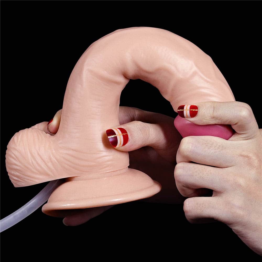 LOVETOY - 9'' SQUIRT EXTREME DILDO FLESH