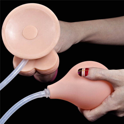 LOVETOY - 9'' SQUIRT EXTREME DILDO FLESH