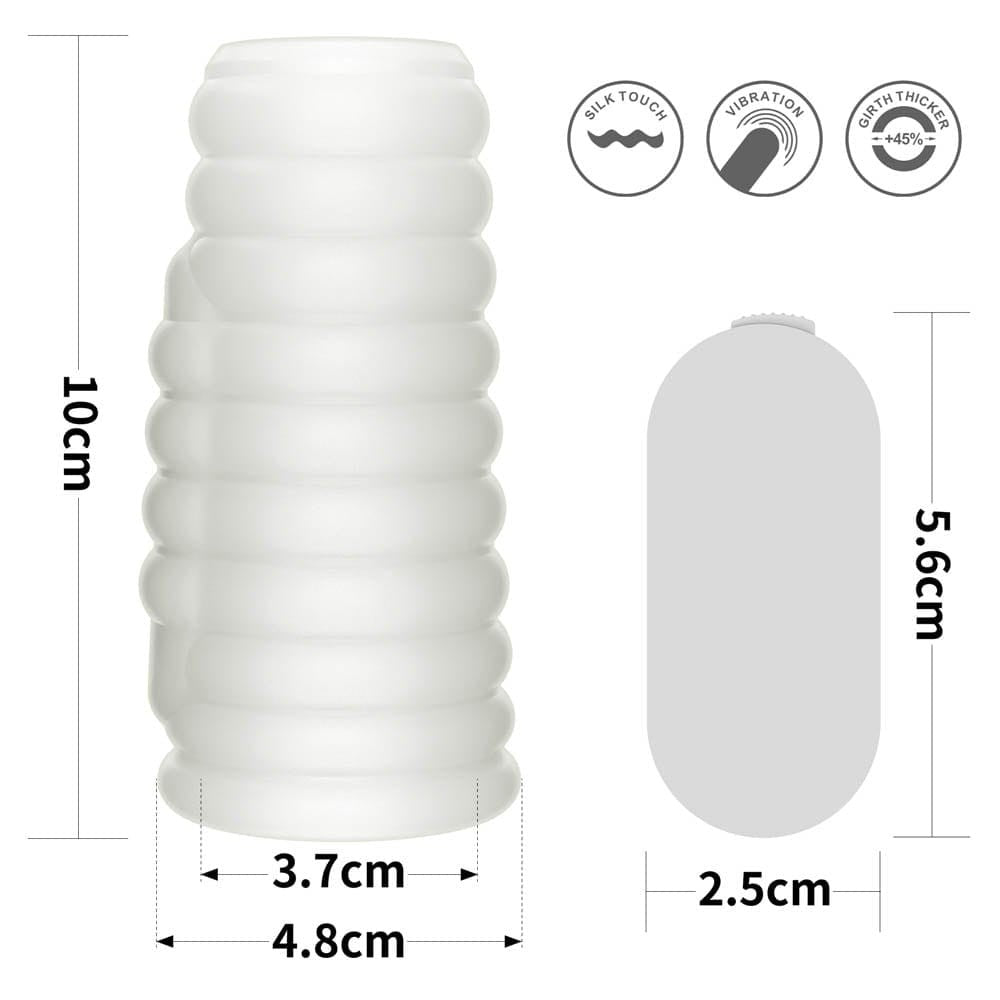 LOVETOY - VIBRATING SPIRAL KNIGHTS RING (WHITE) IV
