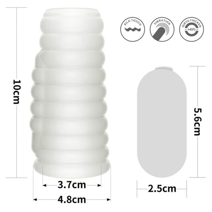 LOVETOY - VIBRATING SPIRAL KNIGHTS RING (WHITE) IV