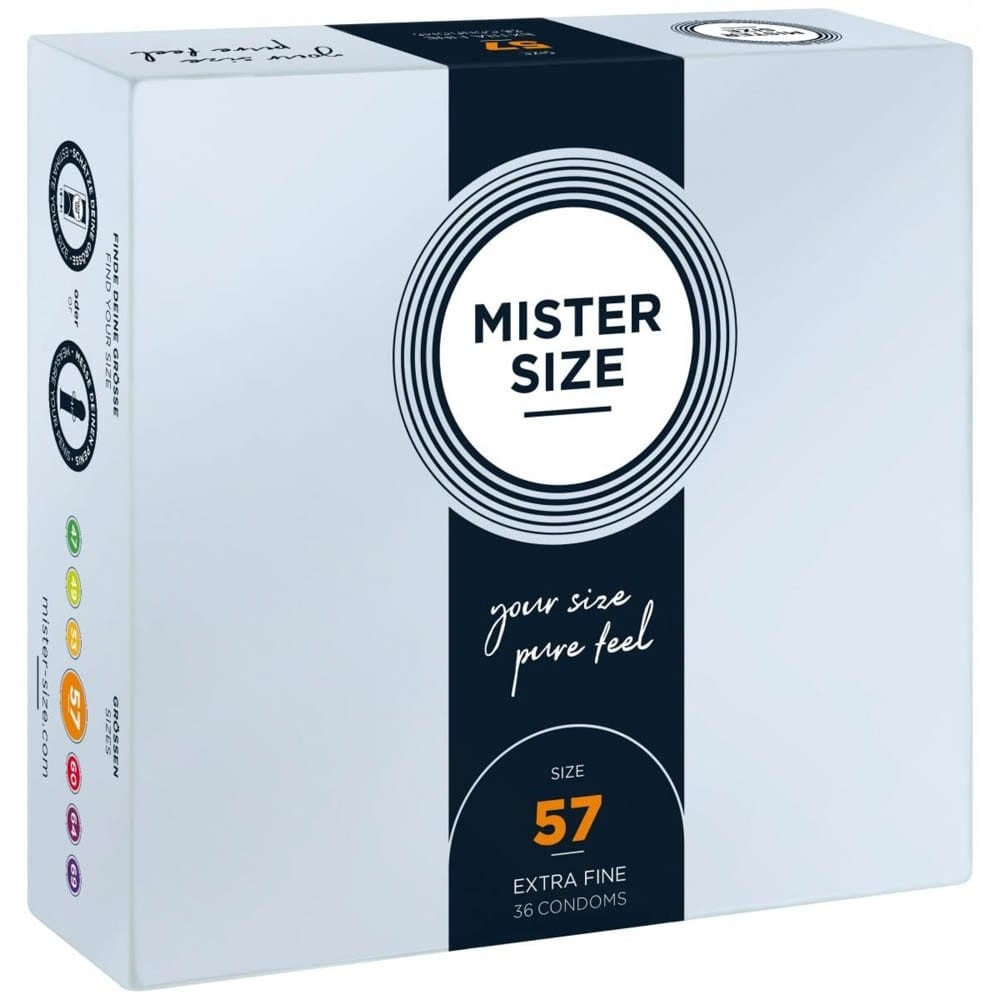 MISTER SIZE - MISTER SIZE 57 MM CONDOMS 36 PIECES