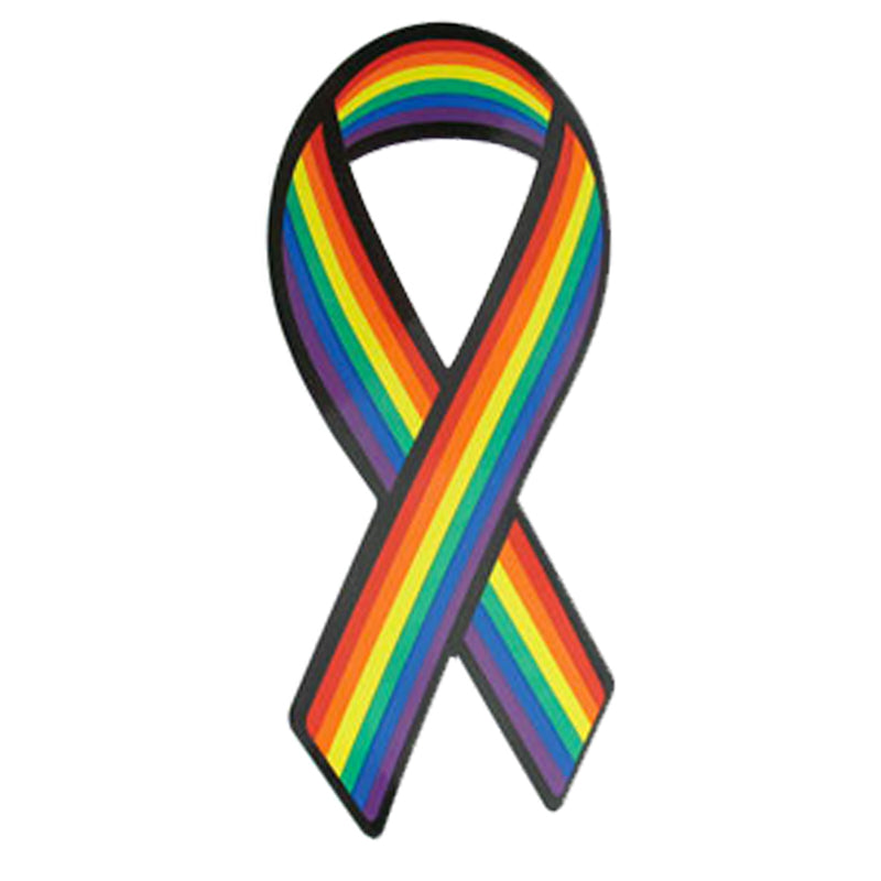 GAYSENTIALS PRIDE RIBBON MAGNET