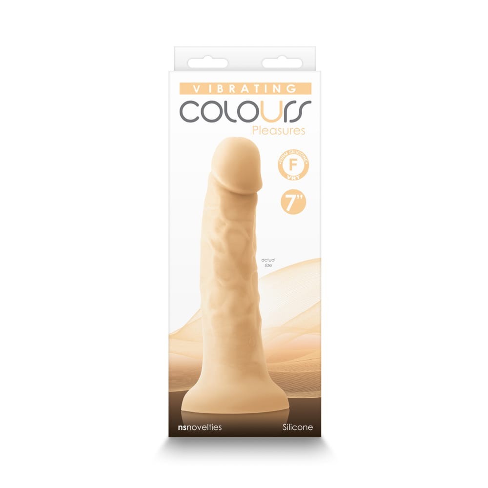 NS TOYS - COLOURS PLEASURES - 7" VIBRATING - WHITE