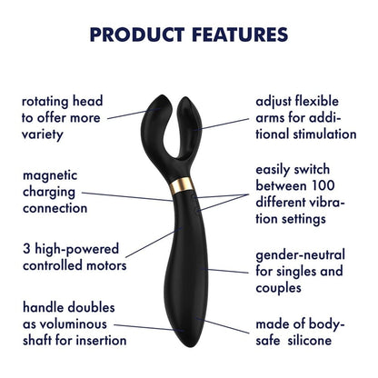 SATISFYER - ENDLESS FUN (BLACK)
