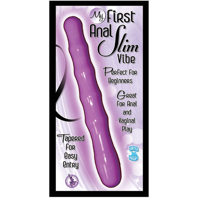 NASSTOYS - MY FIRST ANAL SLIM VIBE WATERPROOF (PURPLE)