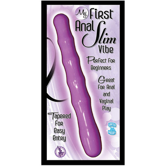 NASSTOYS - MY FIRST ANAL SLIM VIBE WATERPROOF (PURPLE)