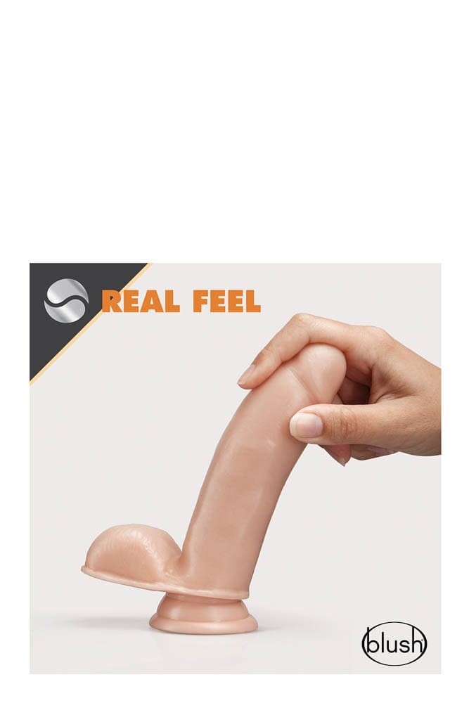 BLUSH - DR. SKIN 7INCH SELF LUBRICATING DILDO