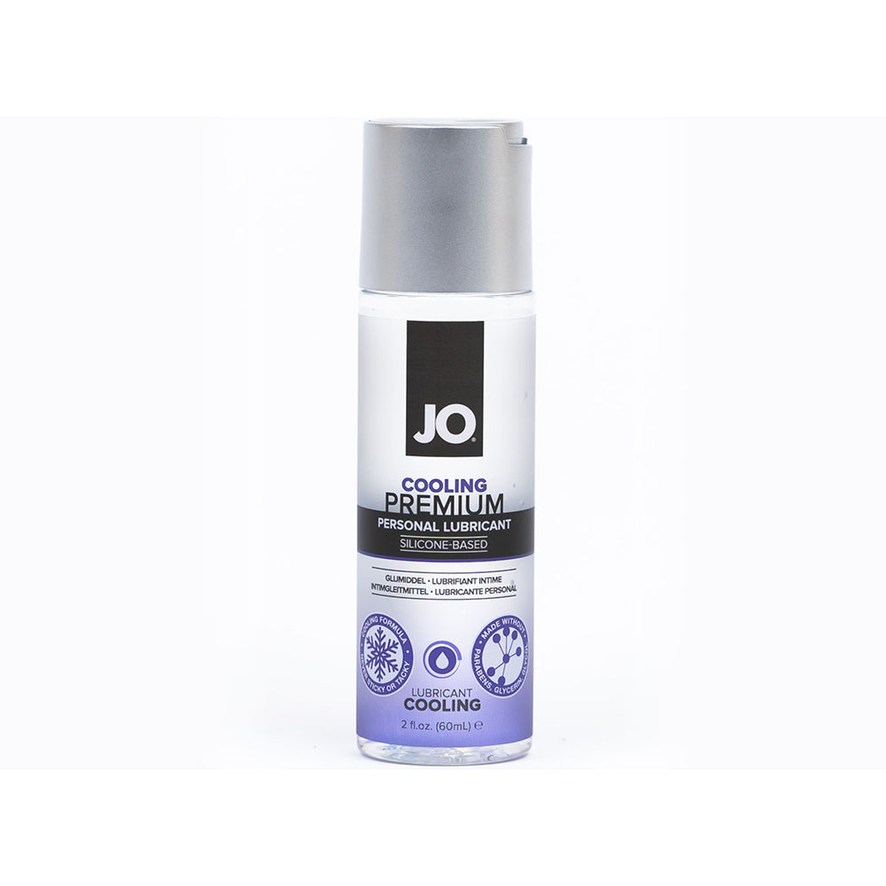 JO PREMIUM COOLING SILICONE-BASED LUBRICANT 2 OZ.