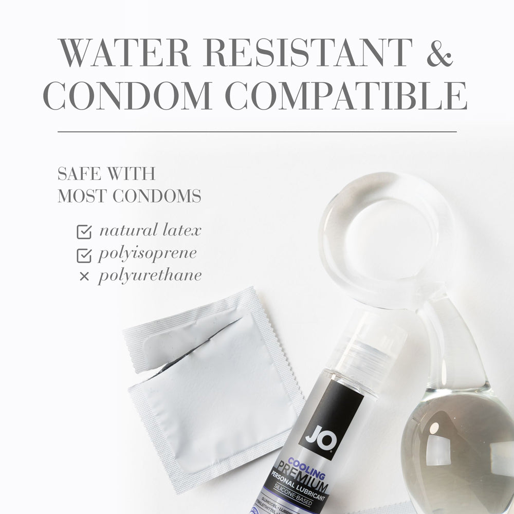 JO PREMIUM COOLING SILICONE-BASED LUBRICANT 2 OZ.