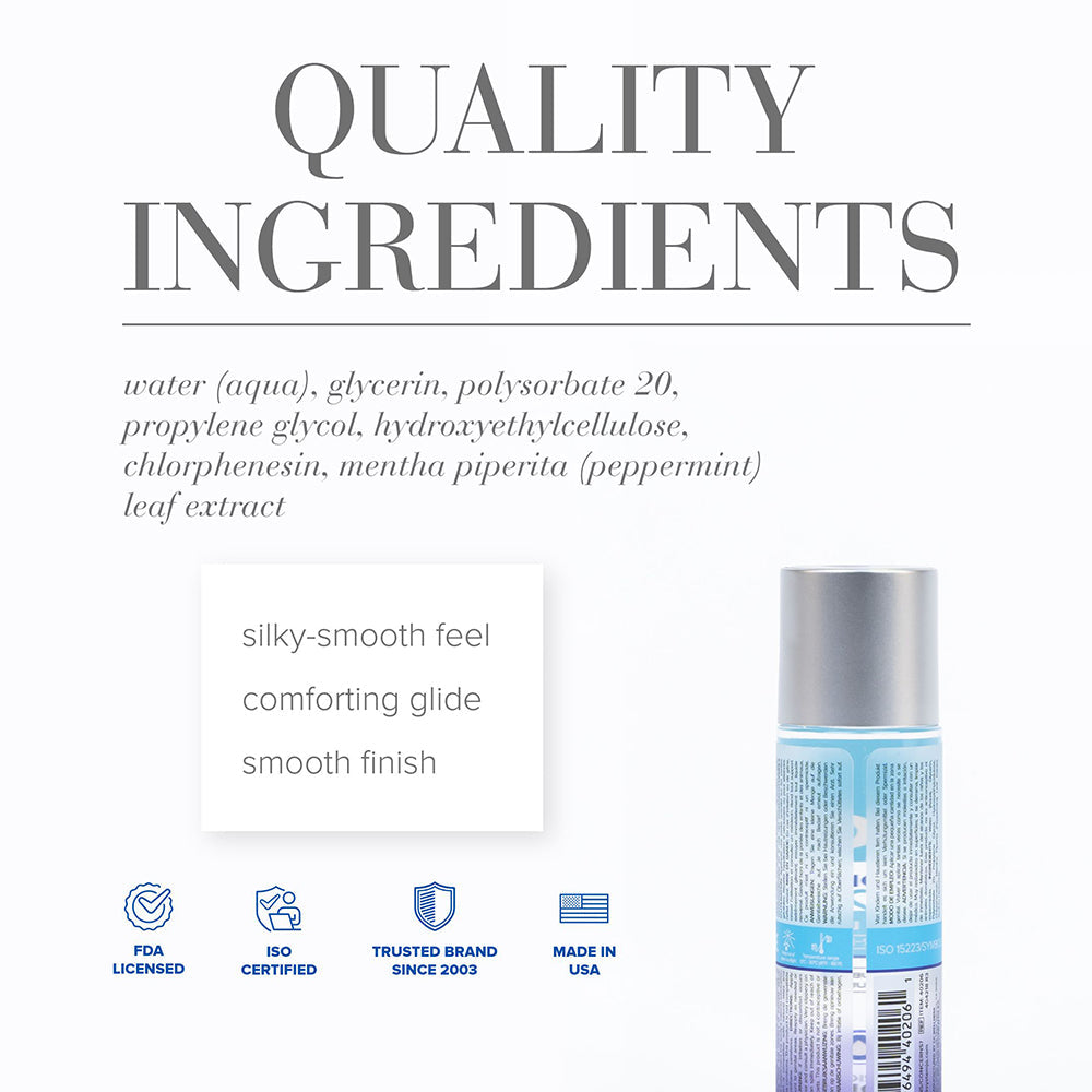 SYSTEM JO - JO H2O COOLING WATER-BASED LUBRICANT 2 OZ.