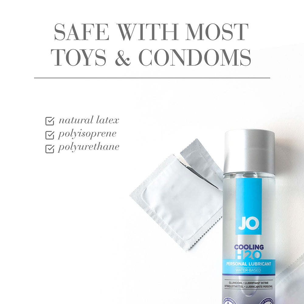 JO H2O COOLING WATER-BASED LUBRICANT 2 OZ.