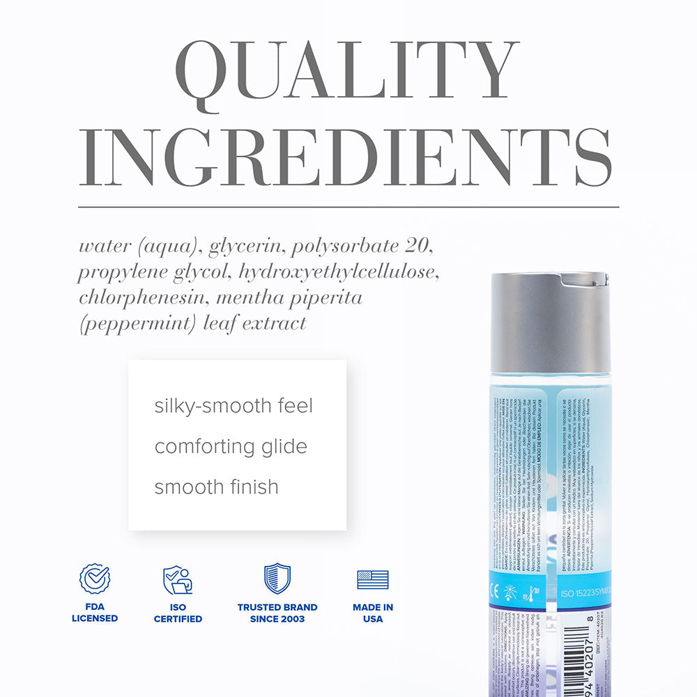 SYSTEM JO - JO H2O COOLING WATER-BASED LUBRICANT 4 OZ.