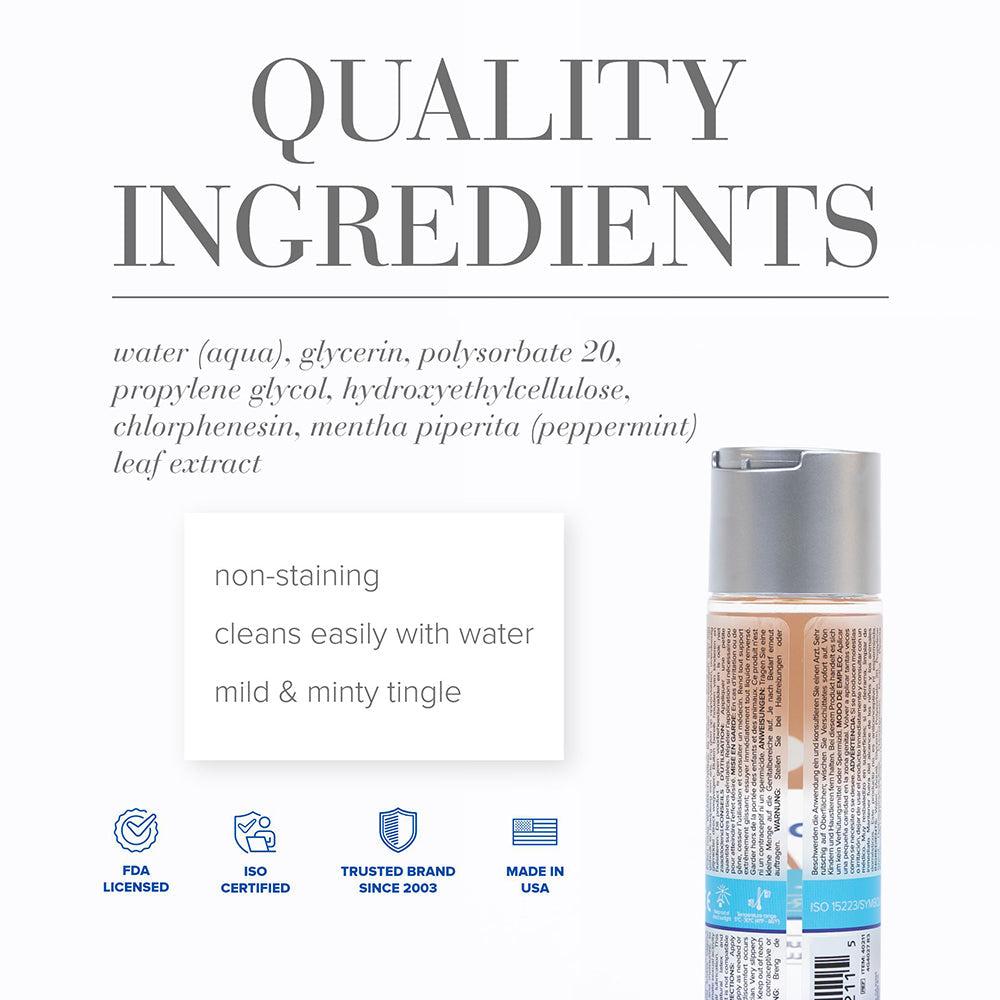 SYSTEM JO - JO H2O ANAL COOLING WATER-BASED LUBRICANT 4 OZ.