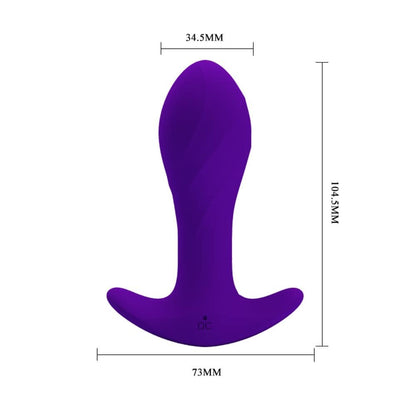 PRETTY LOVE - PRETTY LOVE ANAL PLUG MASSAGER PURPLE