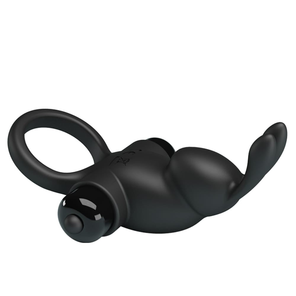 PRETTY LOVE - PRETTY LOVE VIBRANT PENIS RING 1 BLACK