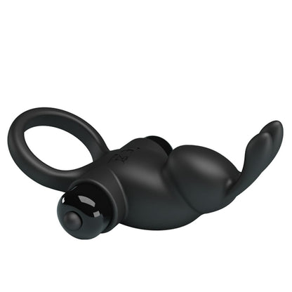 PRETTY LOVE - PRETTY LOVE VIBRANT PENIS RING 1 BLACK