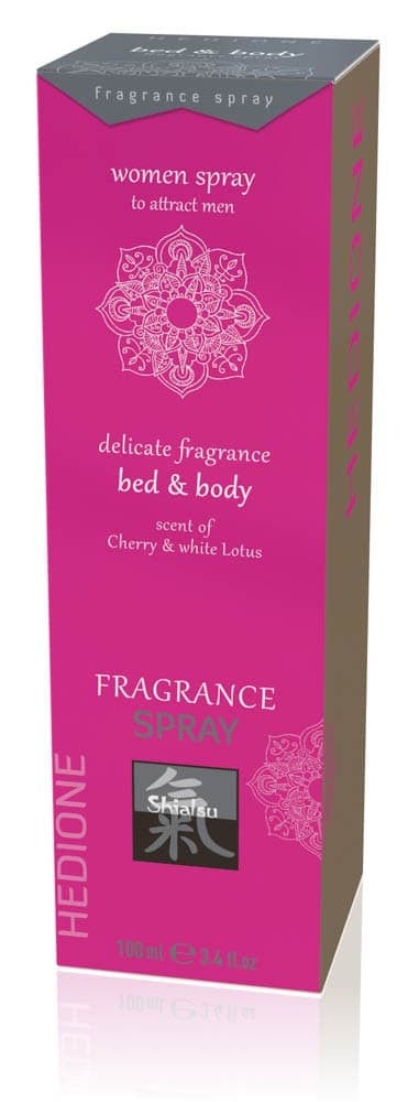 SHIATSU - BED & BODY SPRAY - CHERRY & WHITE LOTUS 100 ML