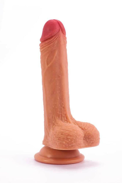LOVETOY - 7" DUAL-LAYERED SILICONE NATURE COCK FLESH