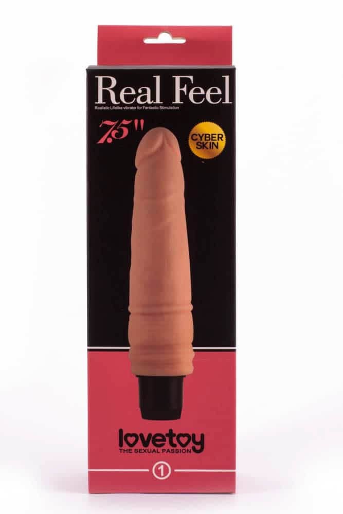 LOVETOY - 7.5" REAL FEEL CYBERSKIN VIBRATOR